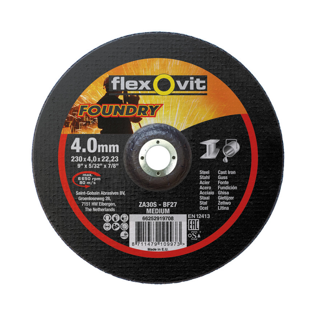 Flexovit Bf 27 Foundry Zirconia Za 30 S