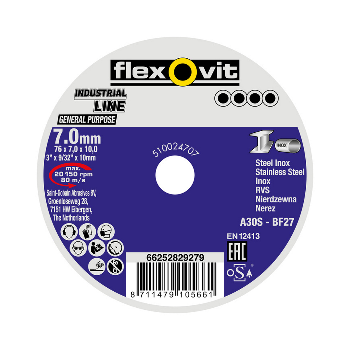 Flexovit Grinding Bf 27 General Purpose Metal
