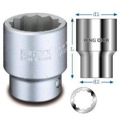 King Dick 1/2" Drive 12 Point BSW