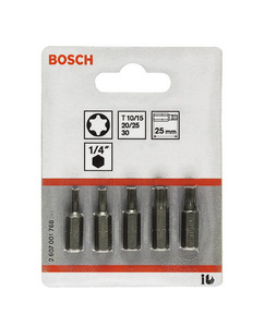Extra Hard Range 5 Pce Assorted Screwdriver Bits