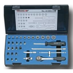 Gedore 1/4" Drive Socket Sets (32 piece)
