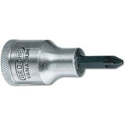 Gedore 1/2" Drive Male Pozi Bits