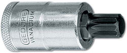 Gedore 1/2" Drive Socket With Spline Fitting