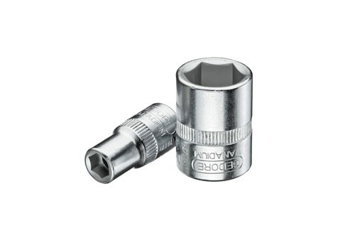 Gedore 1/4" Drive Socket Hexagon AF
