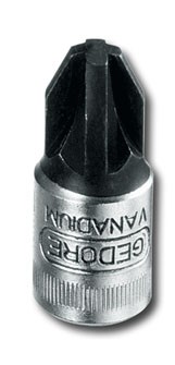 Gedore 1/4" Drive Male Pozi Bit socket
