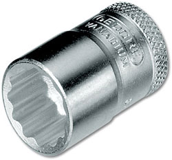 Gedore 3/8" Drive Socket Bi-Hexagon AF