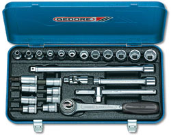 Gedore 3/8" Drive Socket Sets (26 piece)