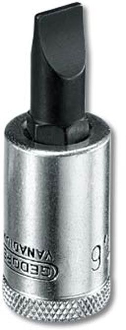 Gedore 3/8" Drive Male Slotted Bit Socket