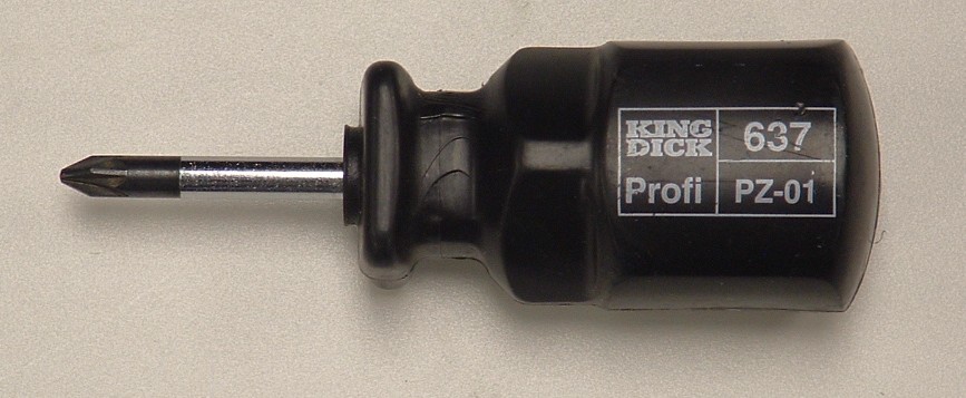 King Dick Stubby Screwdrivers