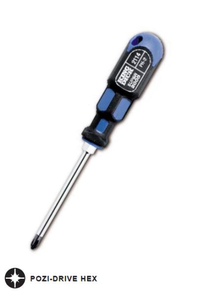 King Dick Super 2000 Pozi Hex Screwdrivers