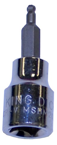 King Dick 3/8" Inserted Hex Ball End Metric