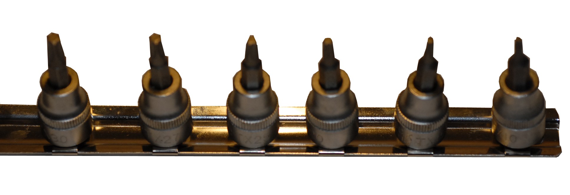 King Dick 3/8" SD Torx Bit Sets Rail