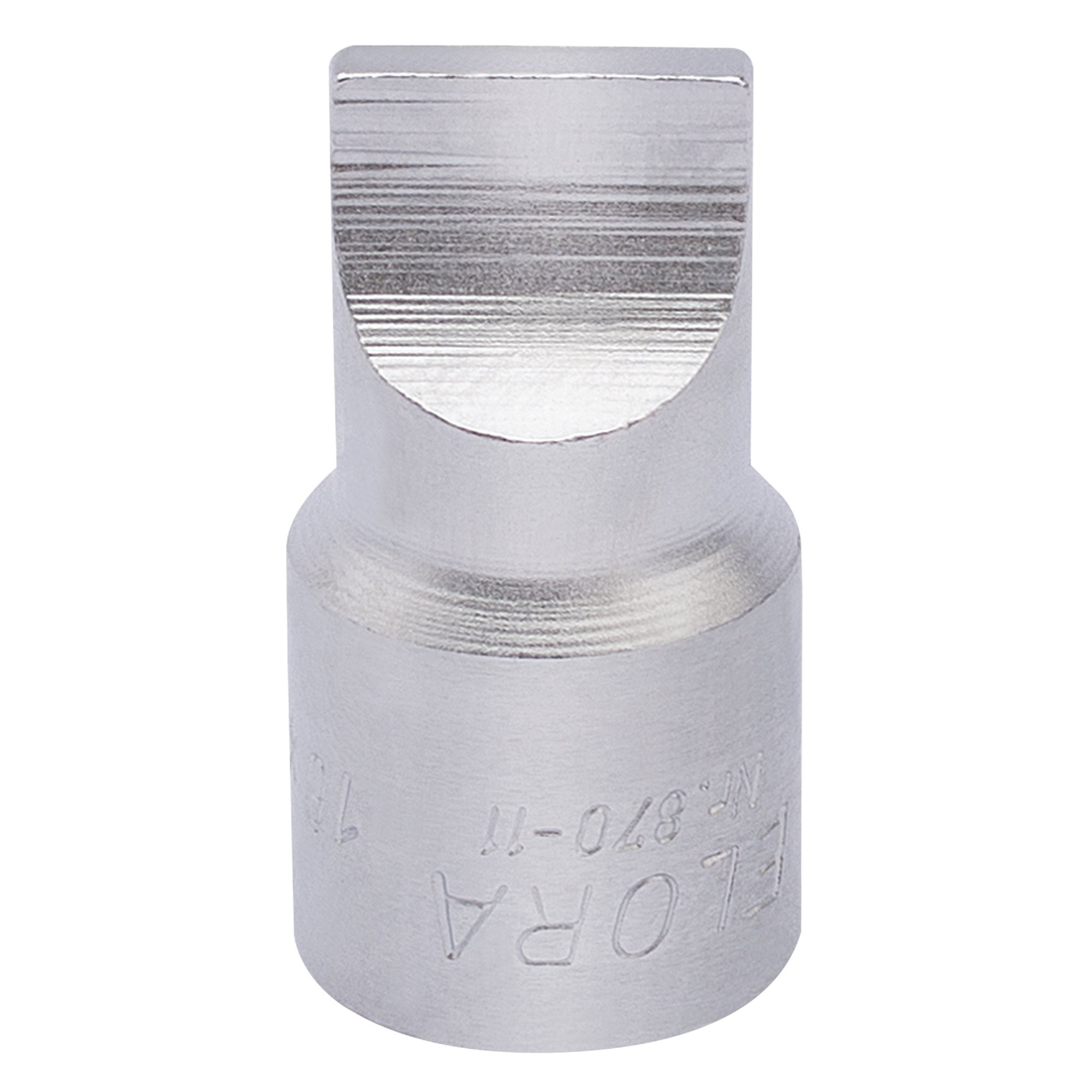 Elora 870-11 3/8" Square Drive 3mm Plain Slot Screwdriver Socket 00260