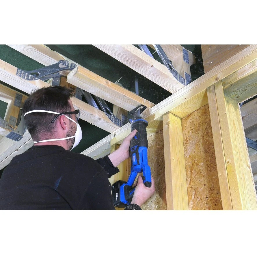 Draper D20 20V Brushless Reciprocating Saw with FREE 300mm Wood Pruning Blade