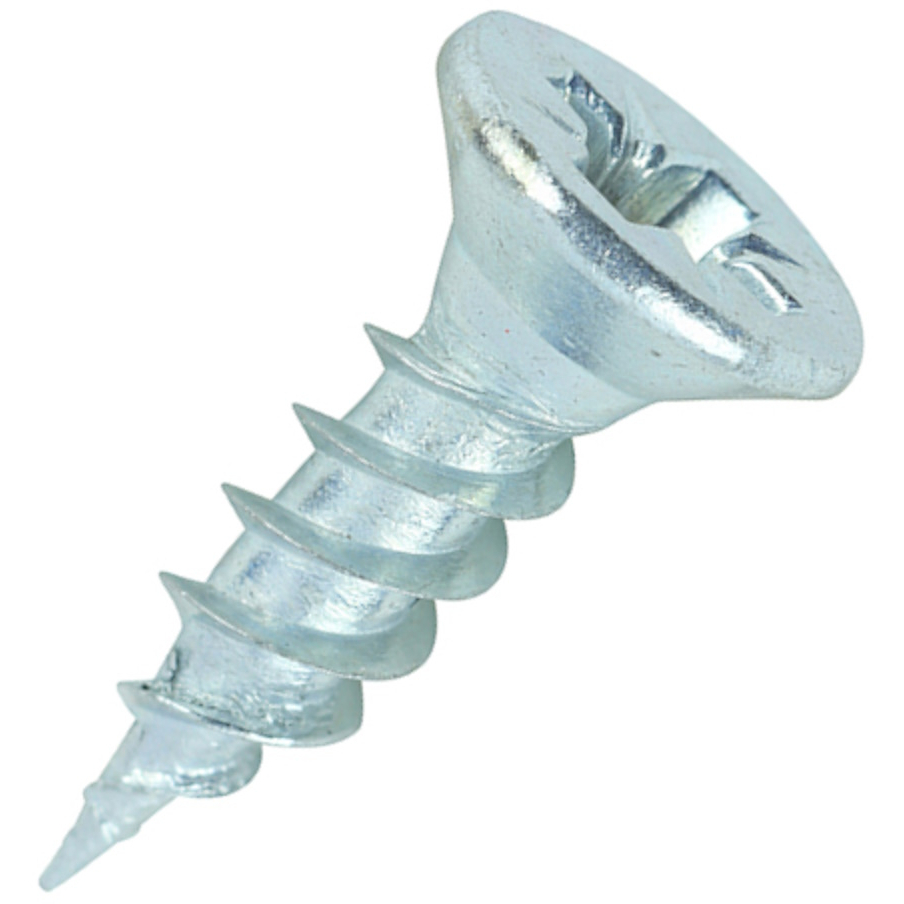 No. 6 x 1/2" Twin Woodscrew PZ2 CSK - BZP (Box of 200) 00612CWZ Timco