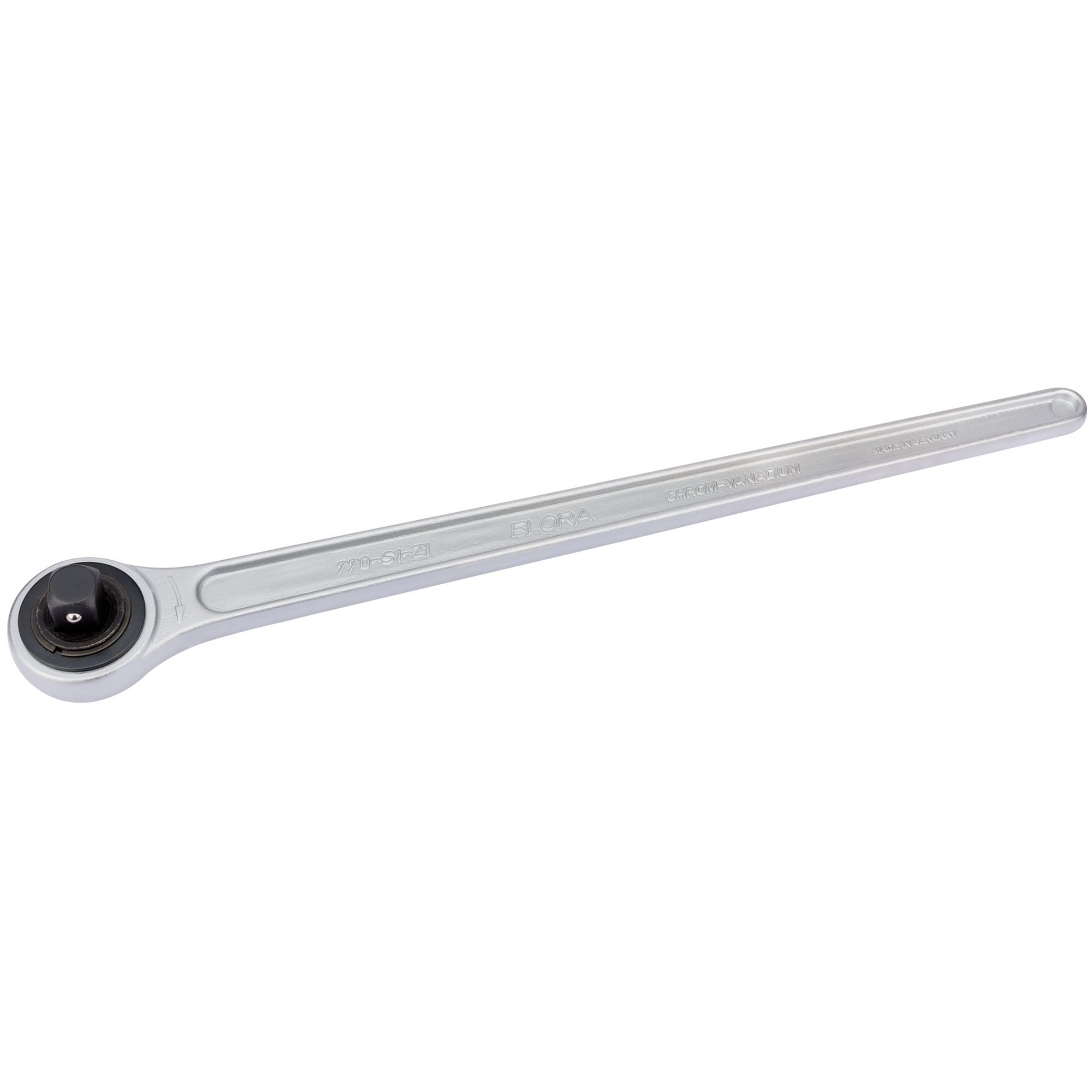 Elora 770-S1ZI 500mm 3/4" Square Drive Push Through Reversible Ratchet 01036