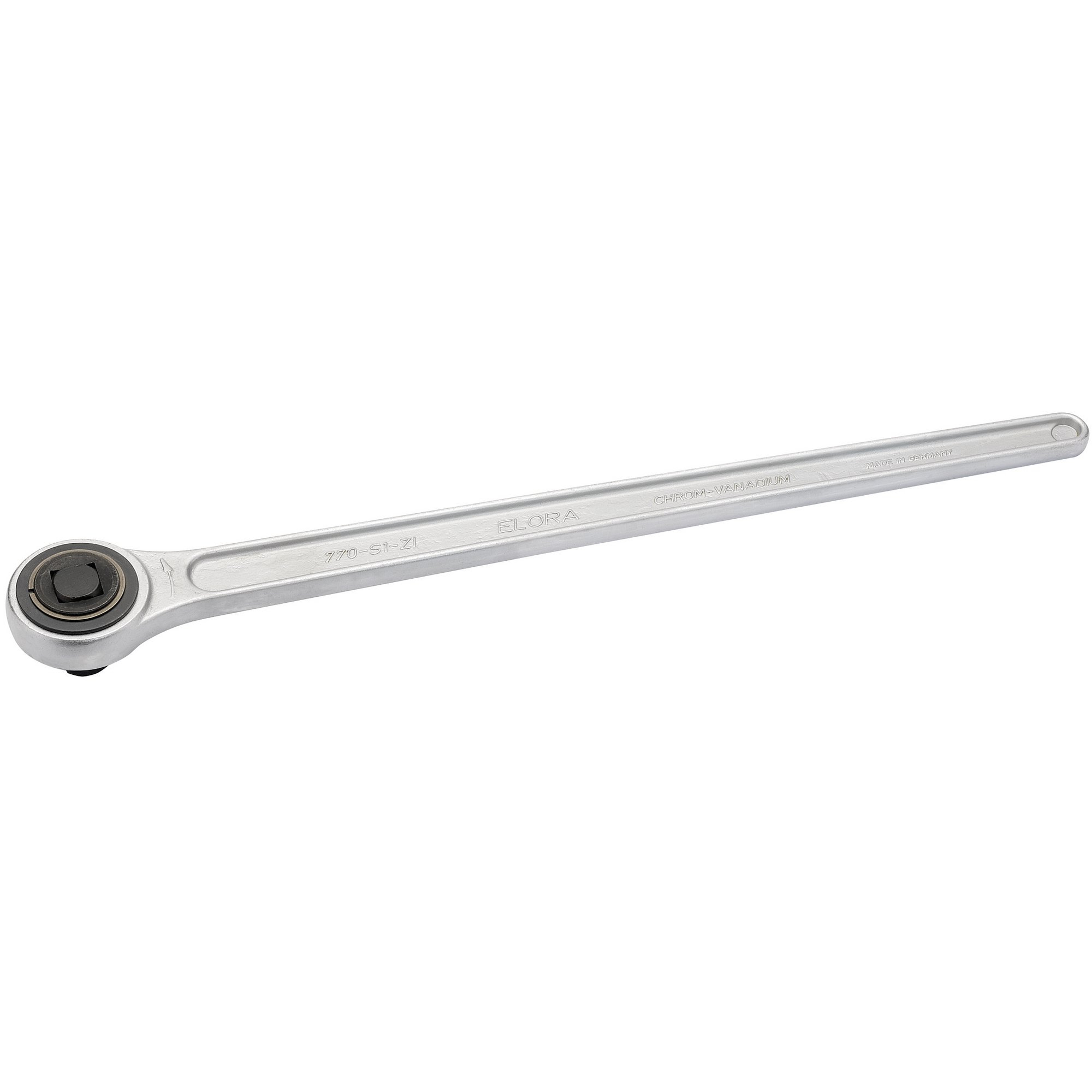 Elora 770-S1ZI 500mm 3/4" Square Drive Push Through Reversible Ratchet 01036