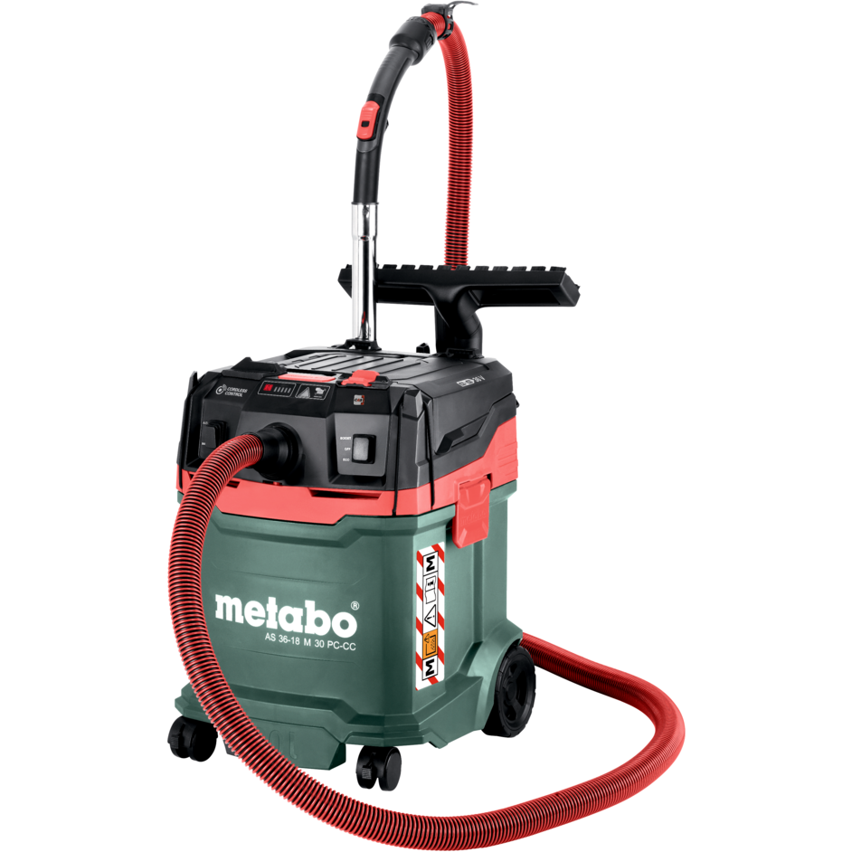 Metabo AS36-18M 30PC-CC Body Only Twin 18V "M Class" Vacuum Cleaner / Dust Extractor