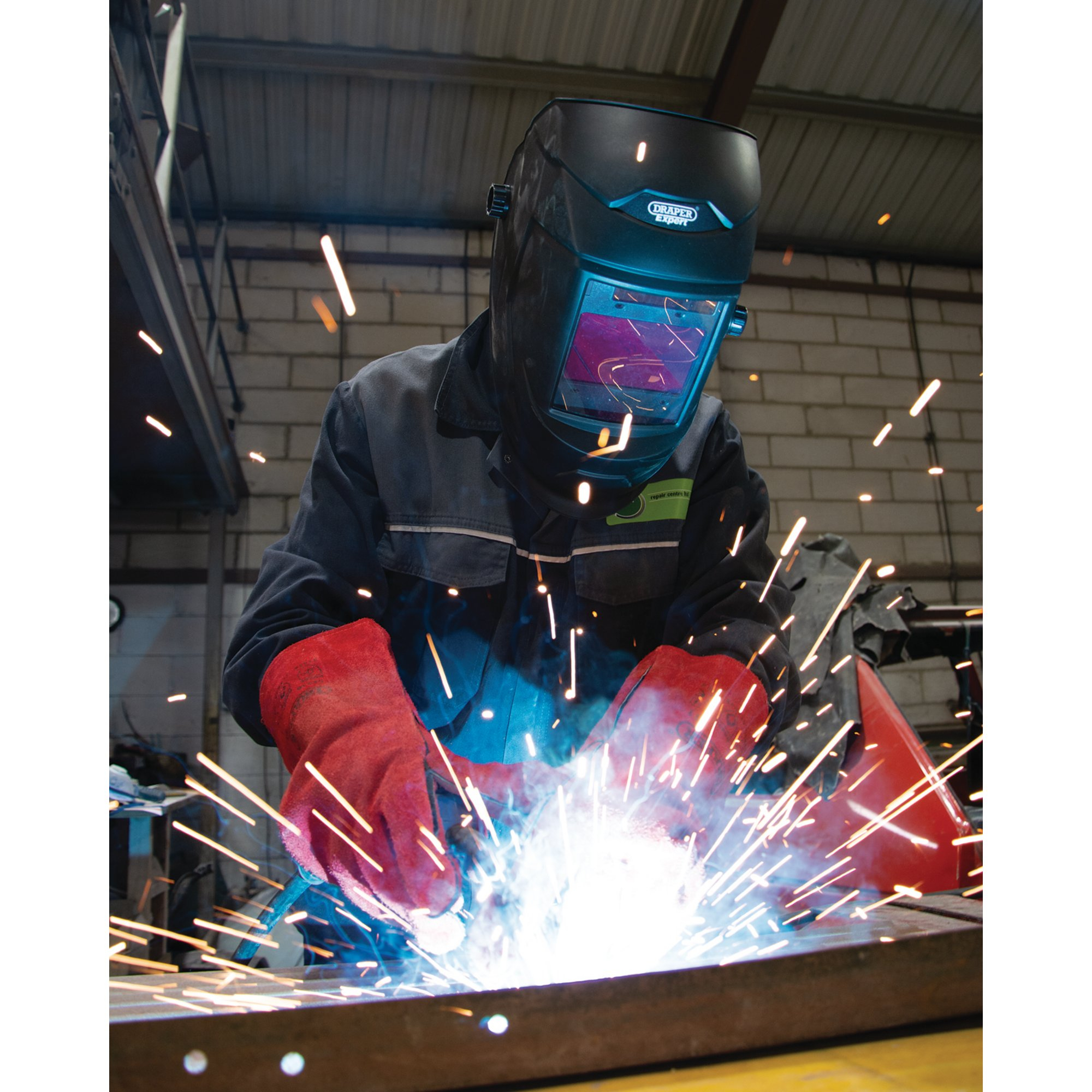 Draper 02512 WHVS-BK Expert Auto Darkening Multi Use Welding Helmet