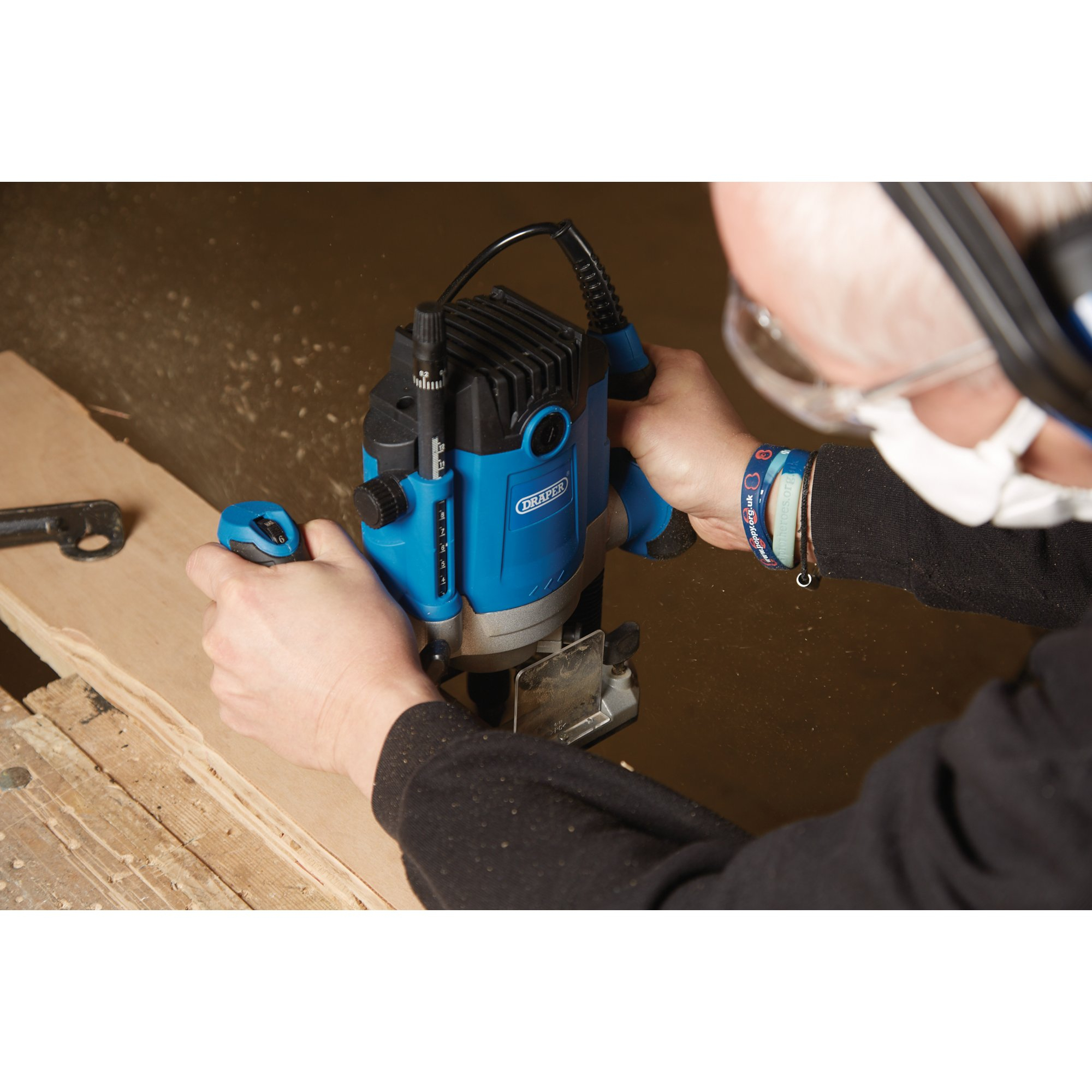 Draper 02520 R12/1800D 230 V Router, 1/2", 1,800 W