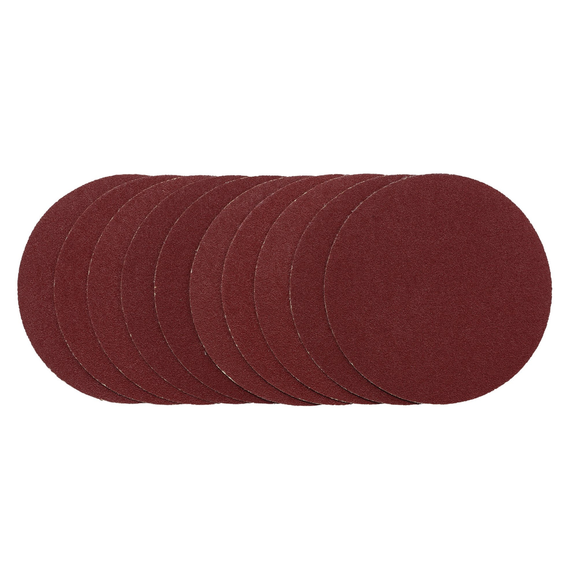 Draper 02694 SDHL125 Sanding Discs, 125mm, Hook & Loop, 80 G (Pack Of 10)