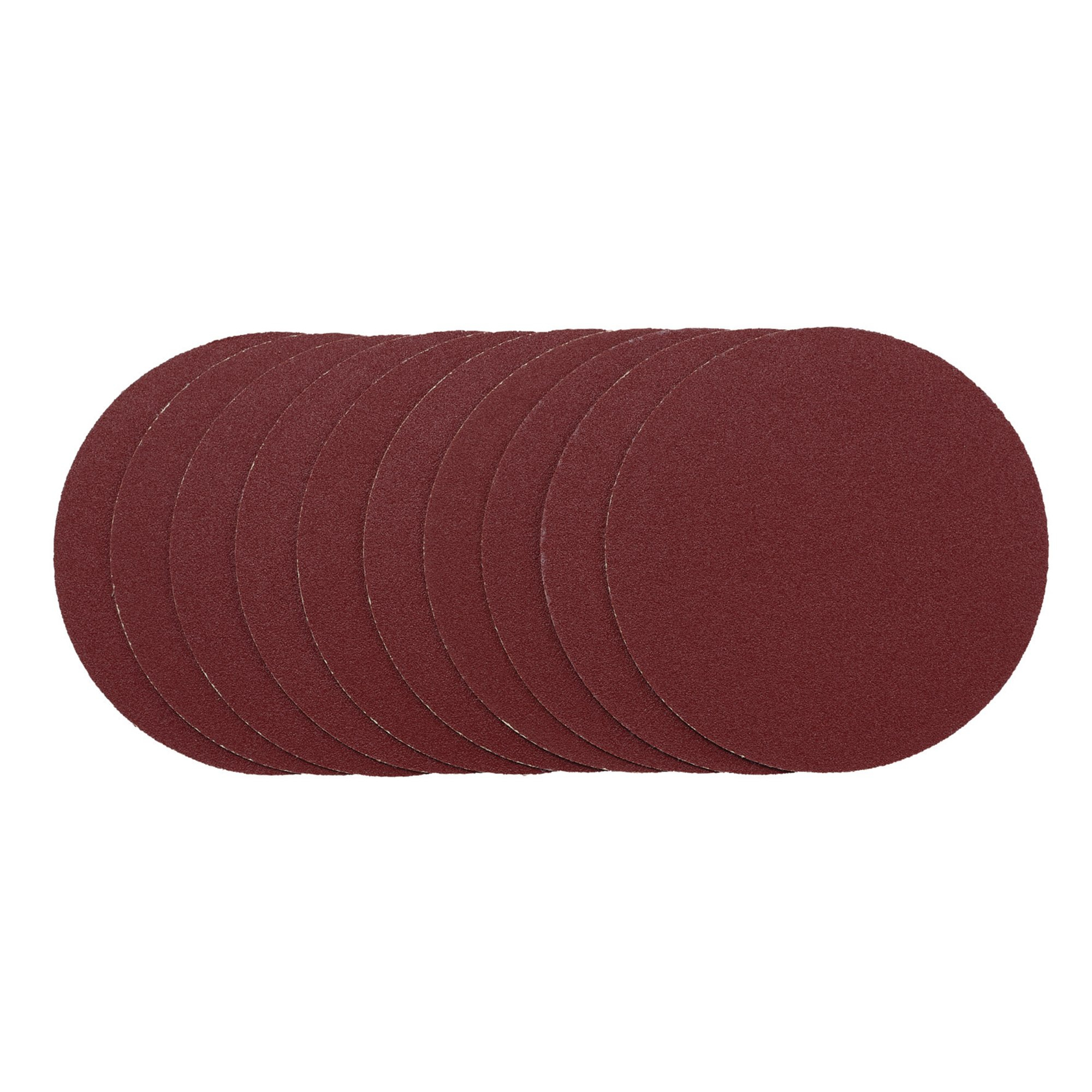 Draper 02695 SDHL125 Sanding Discs, 125mm, Hook & Loop, 120 G (Pack Of 10)