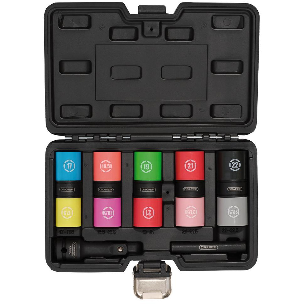 Draper 02744 Double Ended Wheel Lug Nut Socket Set, 1/2" Sq. Dr. (7 Piece)