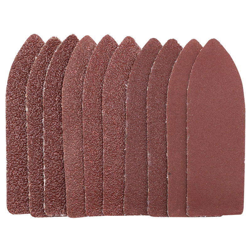 Draper 02930 APT152 Ten Assorted Grit Hook and Loop Finger Sheets (67 x 67 x 22mm)