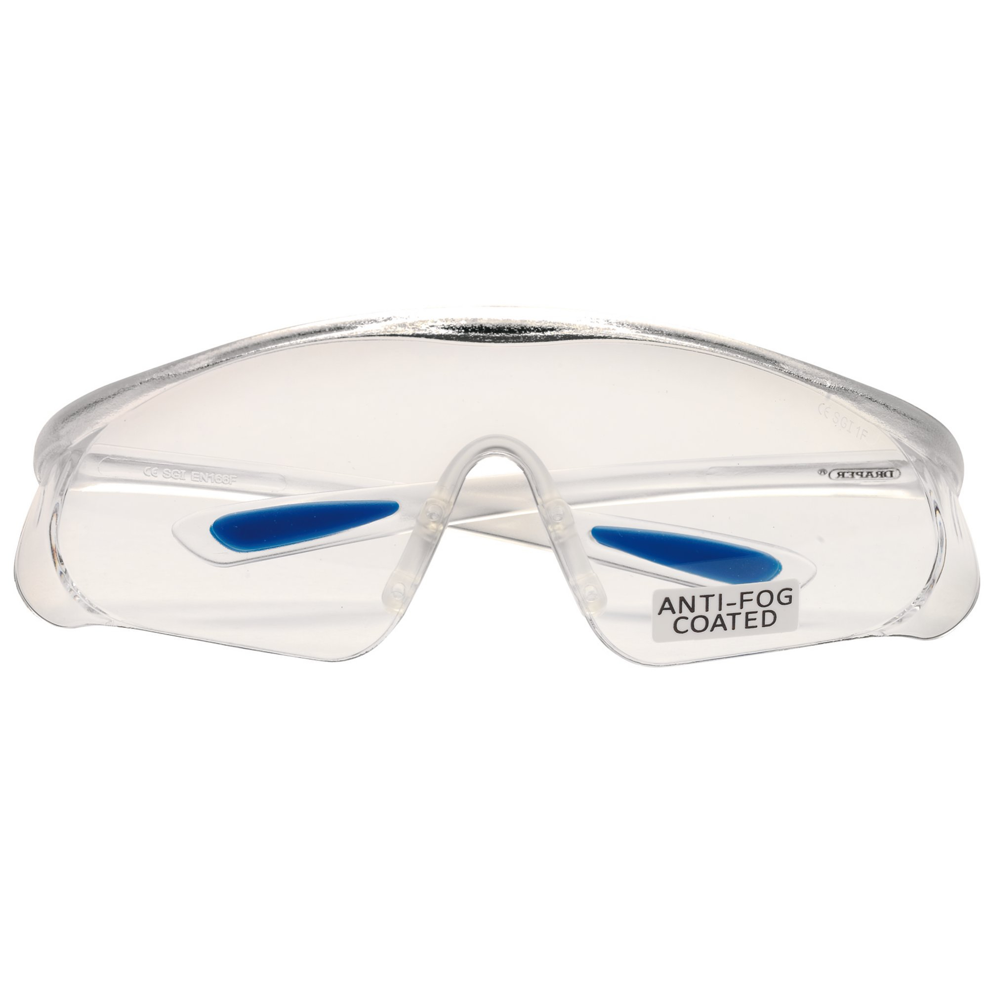 Draper 02931 SSP8A Clear Anti Mist Glasses