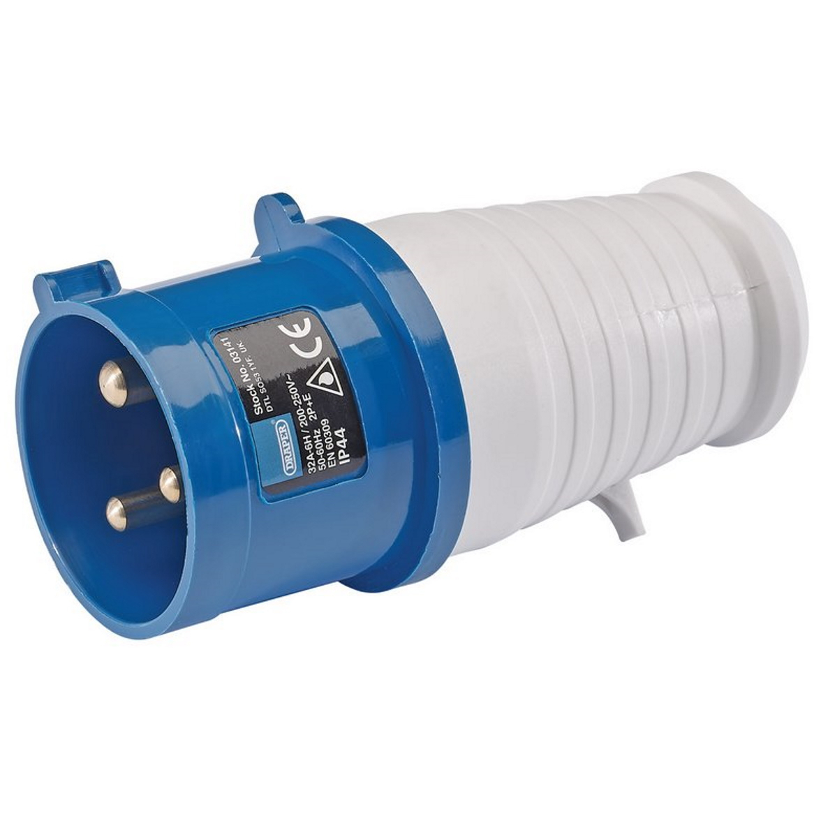 Draper 03141 SP230V/32A 230V IP44 Site Plug (32A)