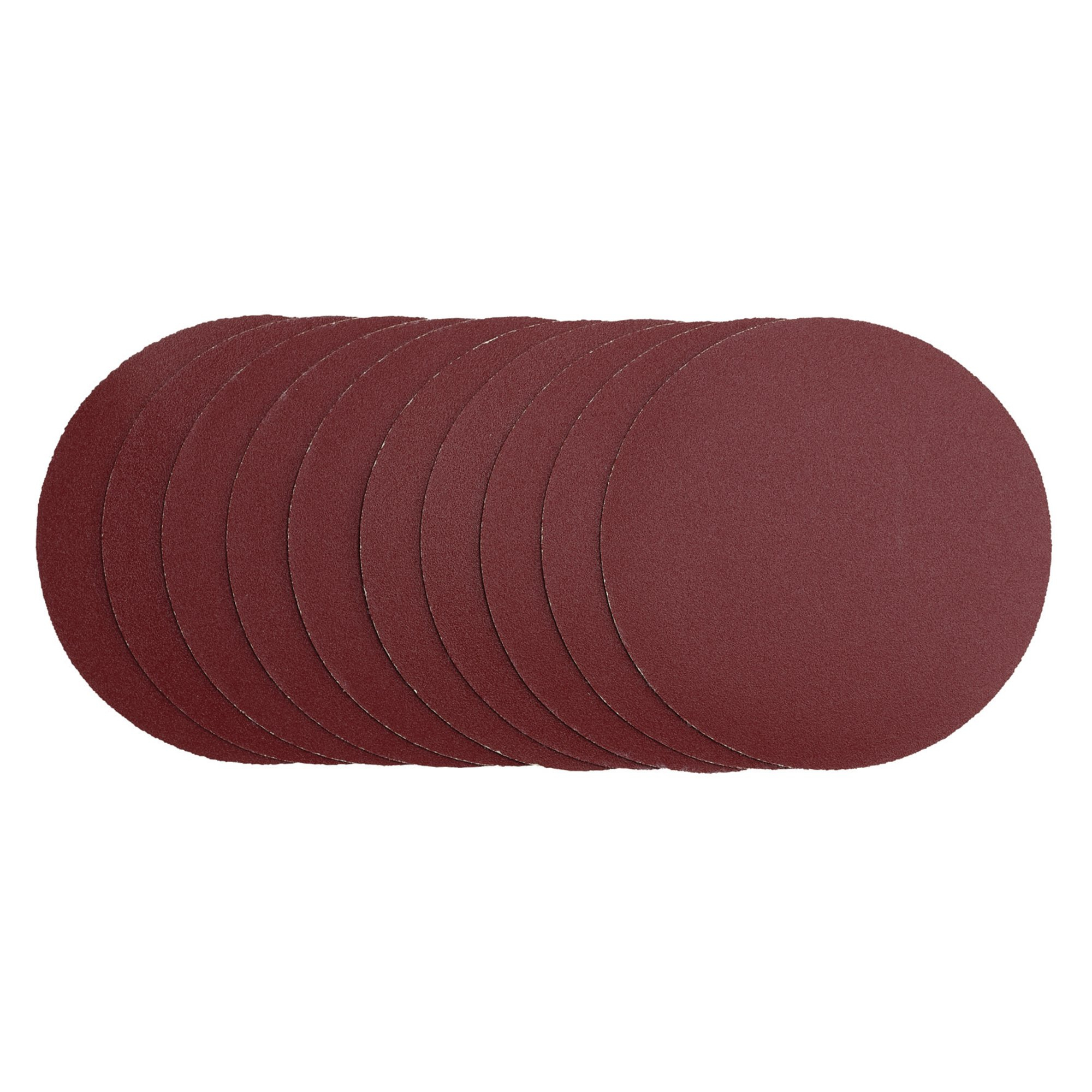 Draper 03156 SDHL125 Sanding Discs, 125mm, Hook & Loop, 240 G (Pack Of 10)