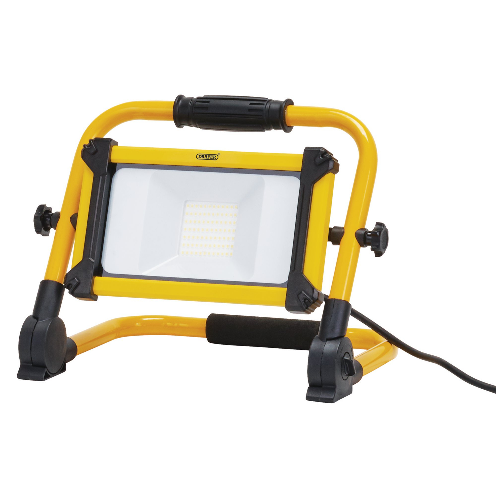 Draper 03173 110V/FSL/30W 110 V Smd Led Folding Site Light, 30 W, 3300 Lumens