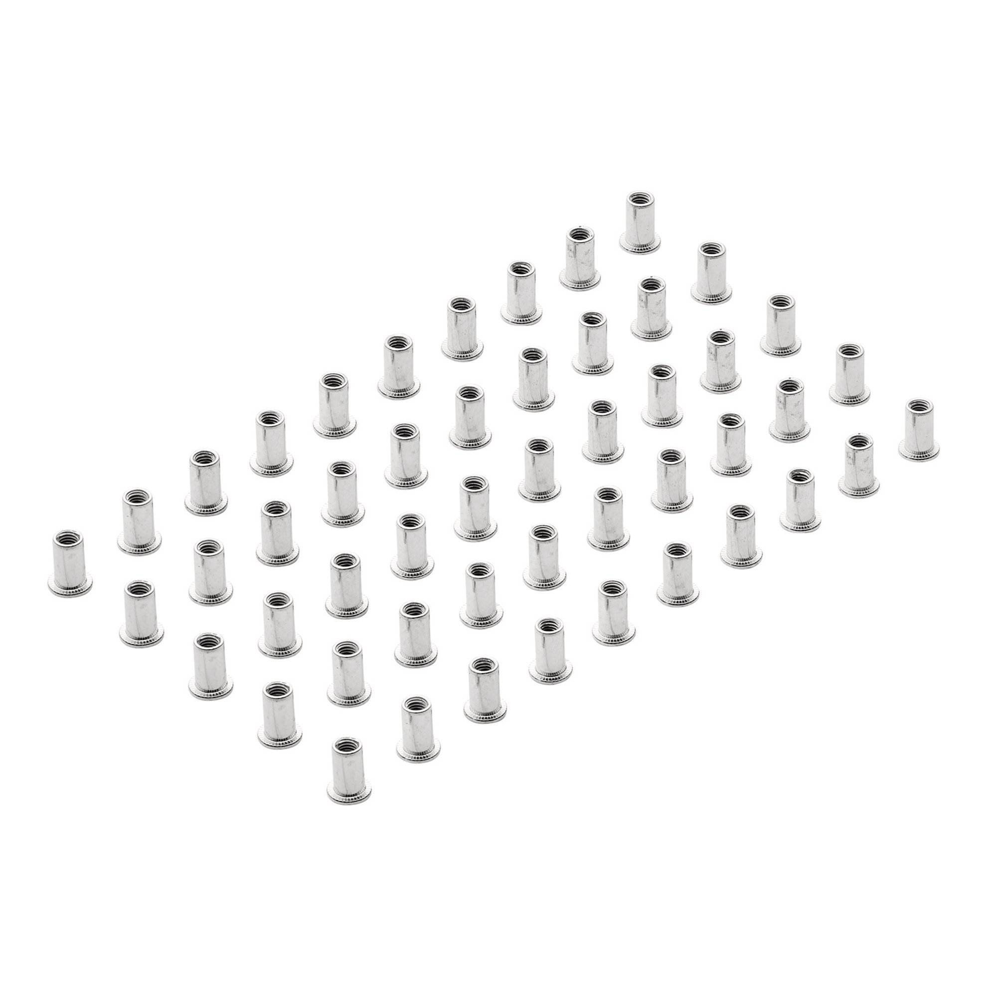 Draper 04052 RIVNUT5 Zinc Plated Threaded Insert Rivet Nuts, M5 X 0.8mm (Pack Of 50)