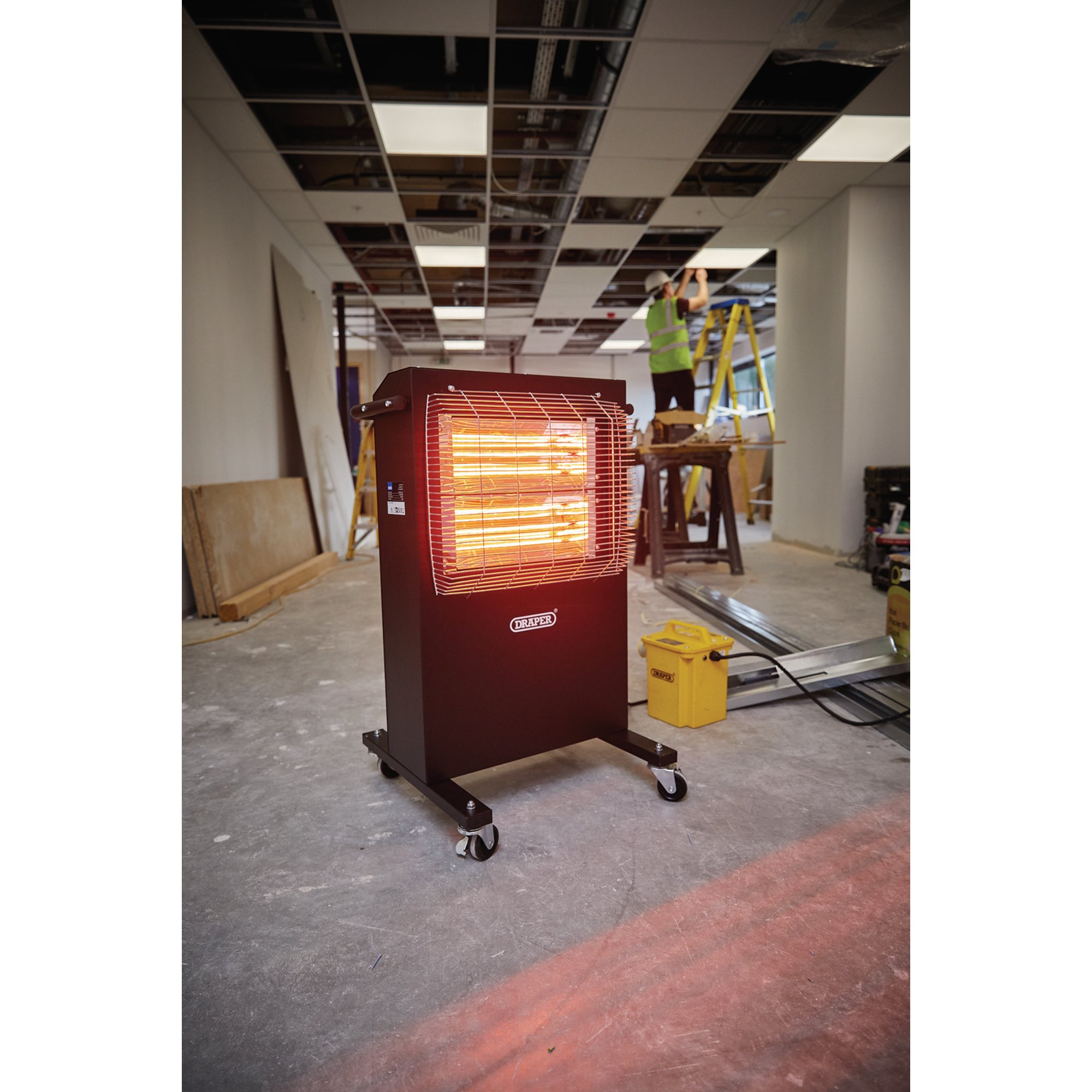 Draper 04746 Infrared Cabinet Heater, 2.4kW, 8188 BTU 110V