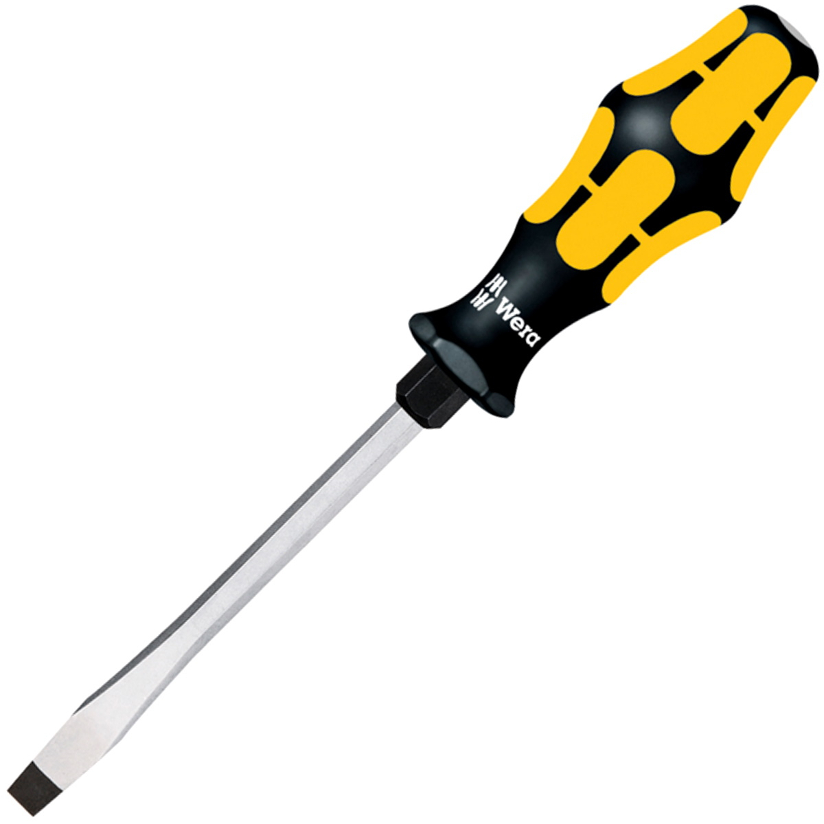 Wera 932A Kraftform Plus Slotted 7 x 125 x 230mm Screwdriver 05018266001