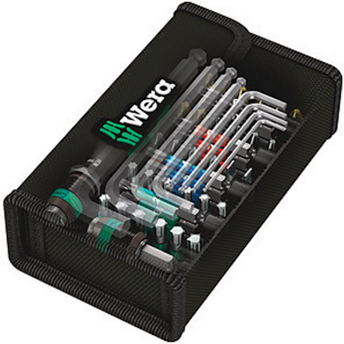 Wera 05057460001 Kraftform Kompakt 100 Screwdriver Servicing Kit 52 Piece