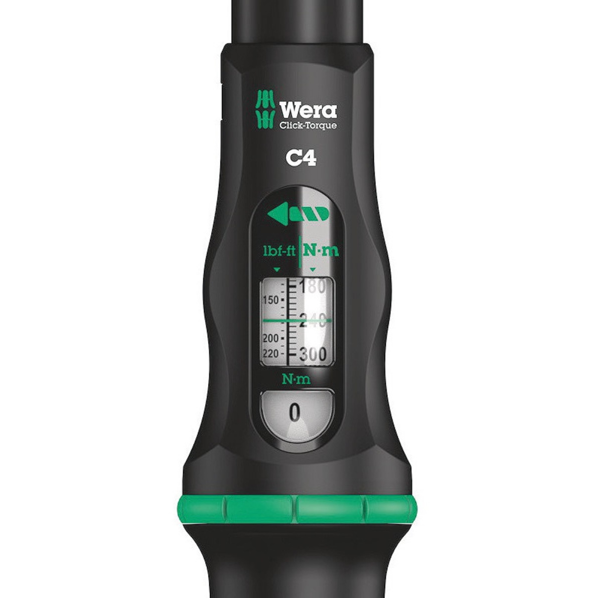 Wera Click-Torque C4 Torque Wrench 1/2" Square Drive 60 - 300 Nm 05075623001