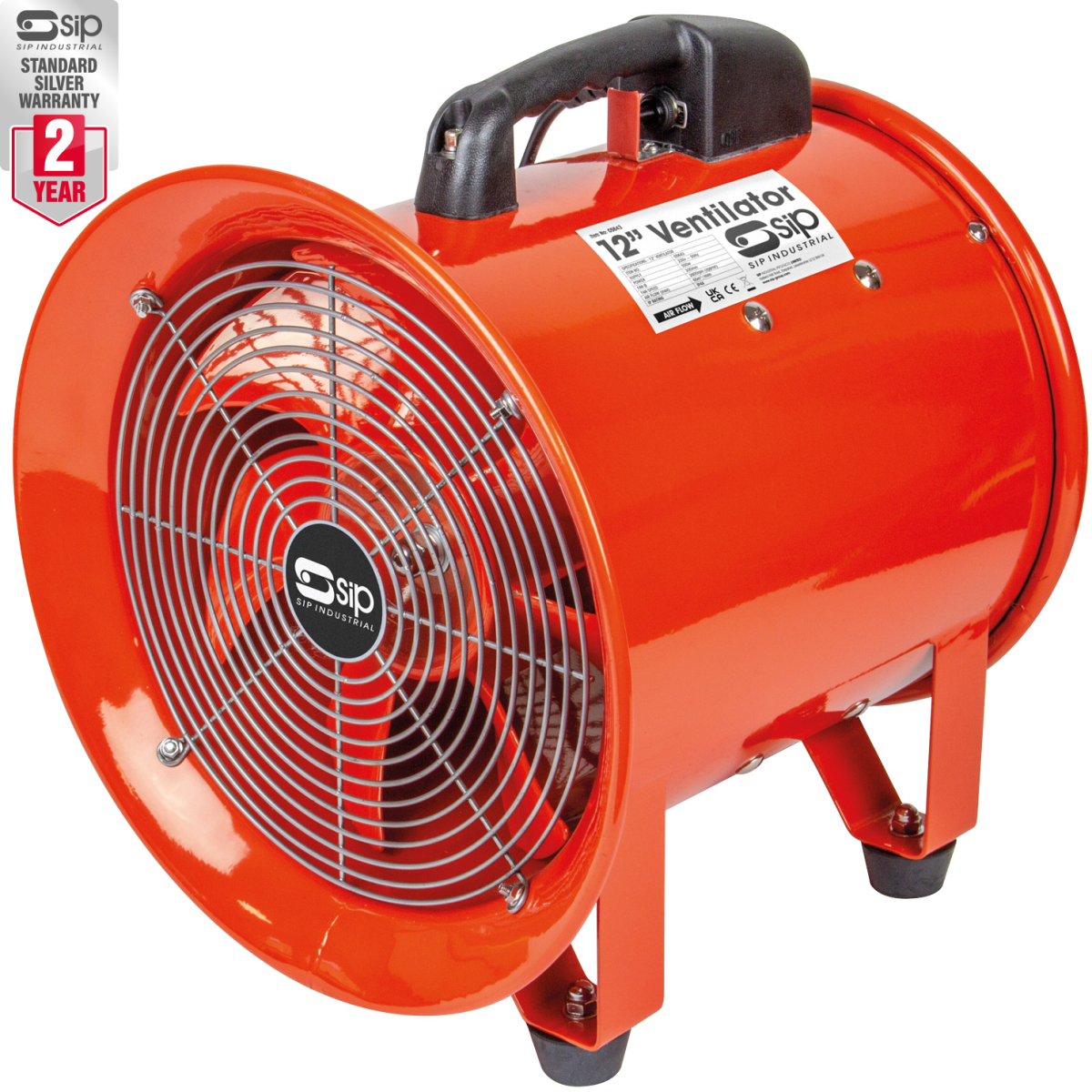 SIP 05643 12" Portable Ventilator 230V