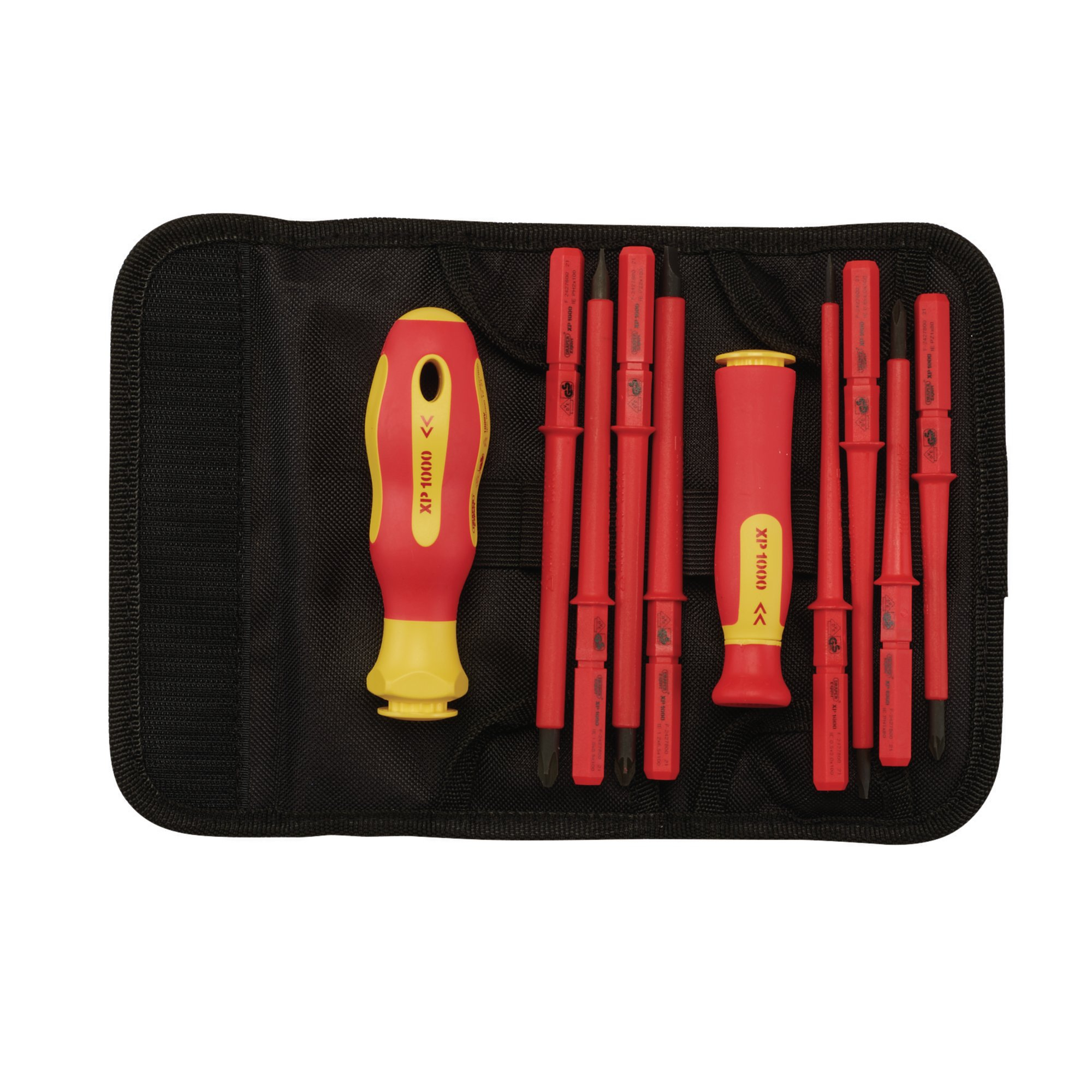 Draper 05721 965I/10 Expert 10 Piece VDE Approved Fully Insulated Screwdriver Set with Interchangeable Blades