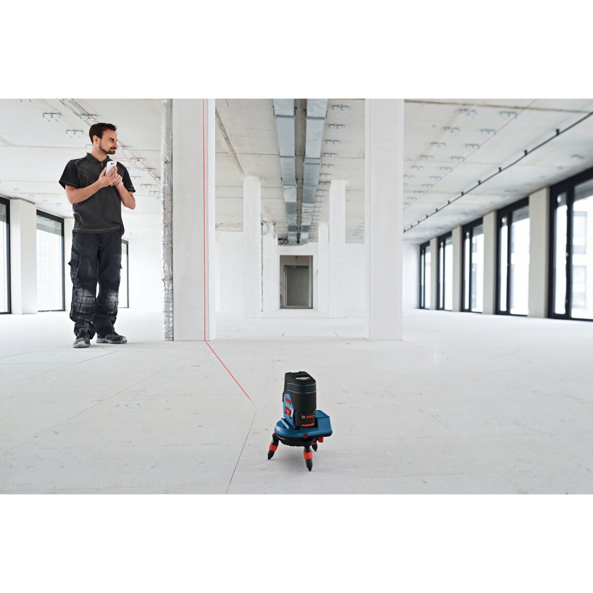 Bosch GCL 2-50 C 50m Combi Laser with Connectivity + RM2