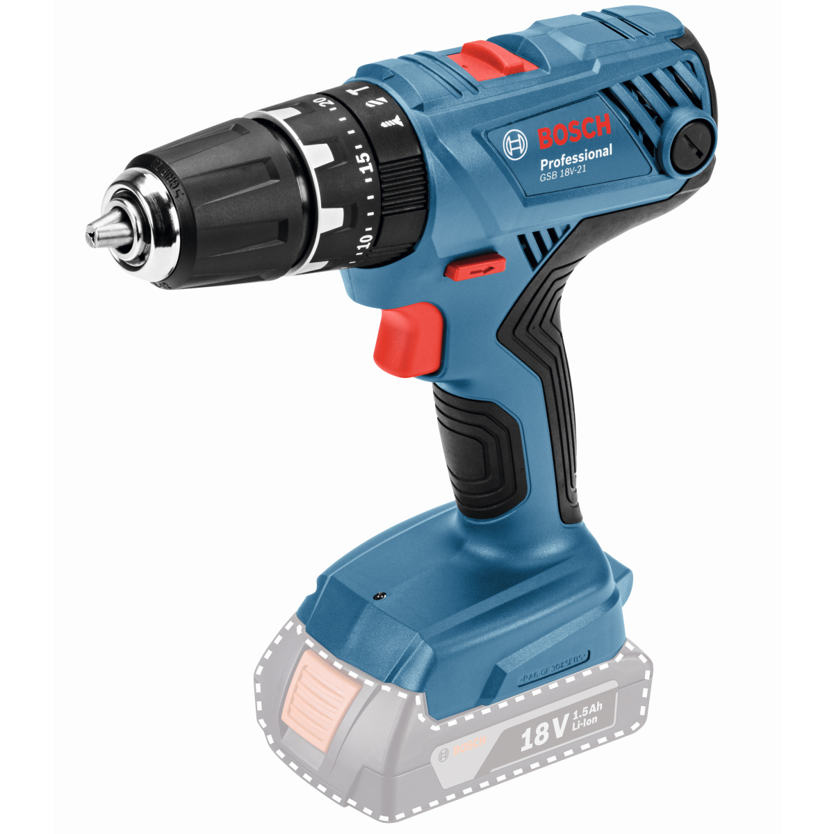 Bosch GSB18V-21N Body Only 18V 2-Speed Combi Drill in Carton