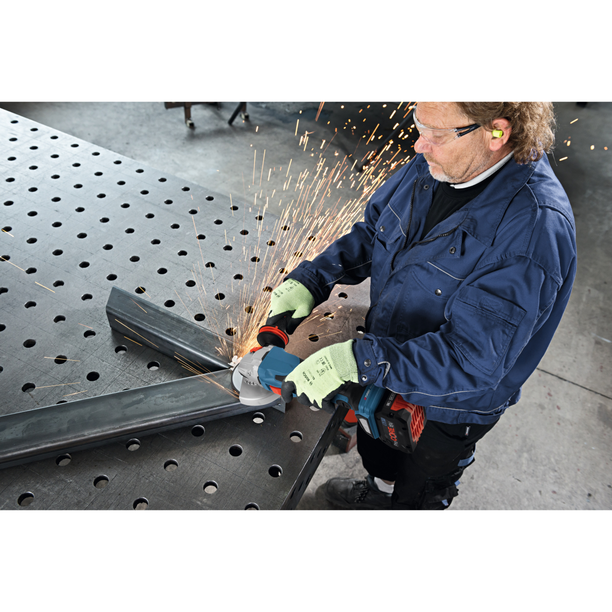 Bosch GWX18V-15SC Body Only 18V X-LOCK BITURBO Connection Ready Brushless 125mm Angle Grinder in L-BOXX