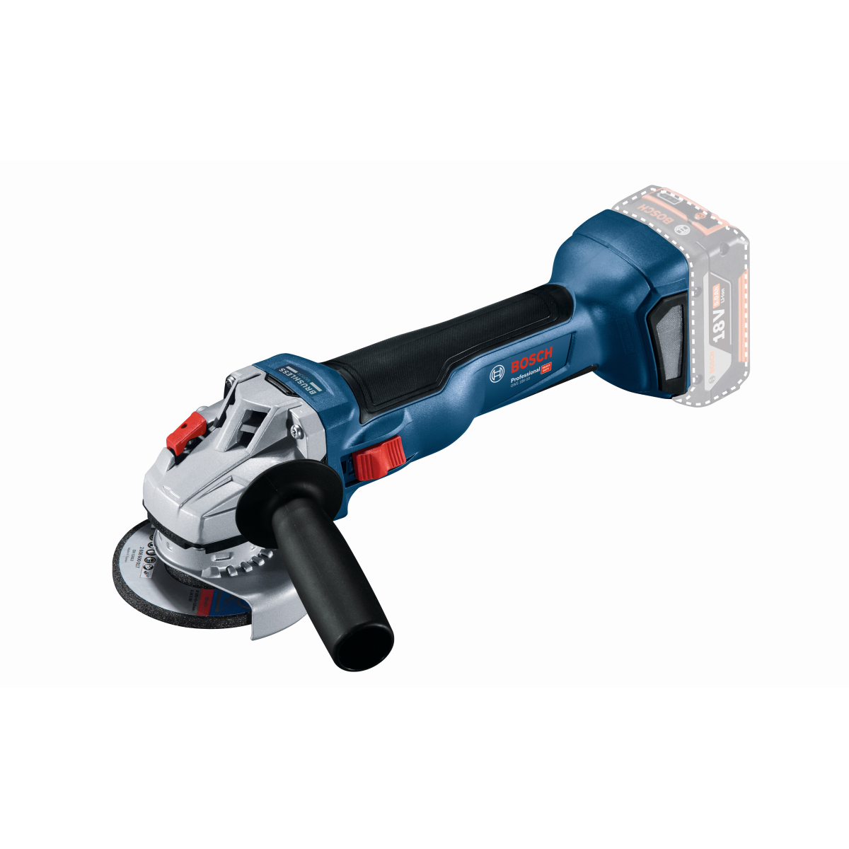 Bosch GWS18V-115L Body Only 18V Brushless 115mm Angle Grinder in L-BOXX