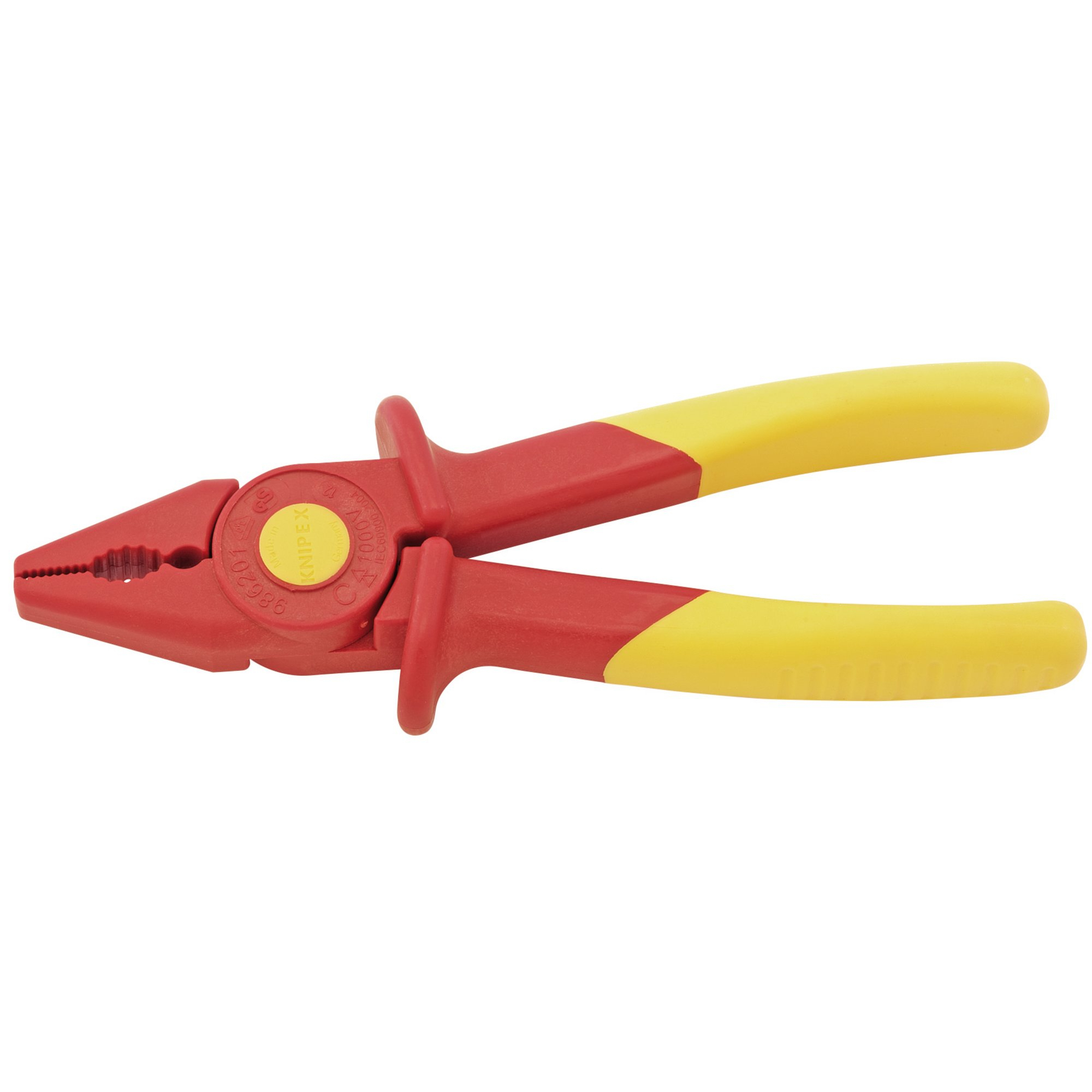 Knipex 98 62 01 Fully Insulated 180mm 'S' Range Soft Grip Flat Nose Pliers 06082