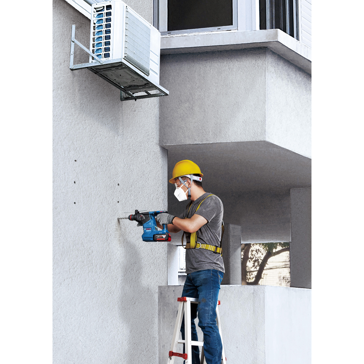 Bosch GBH18V-24 Body Only 18V SDS+ Rotary Hammer Brushless in L-Boxx