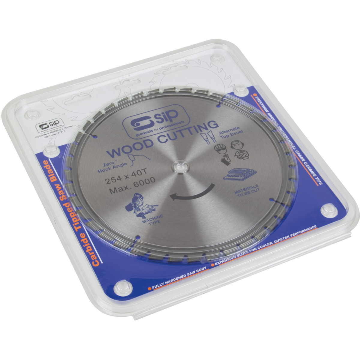 SIP 06184 254mm x 25.4mm TCT 40T Circular Saw Blade