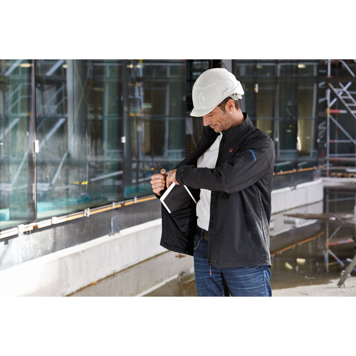 Bosch GHJ12+18VXA Body Only 12/18V Heated Jacket and 12V Adapter Only