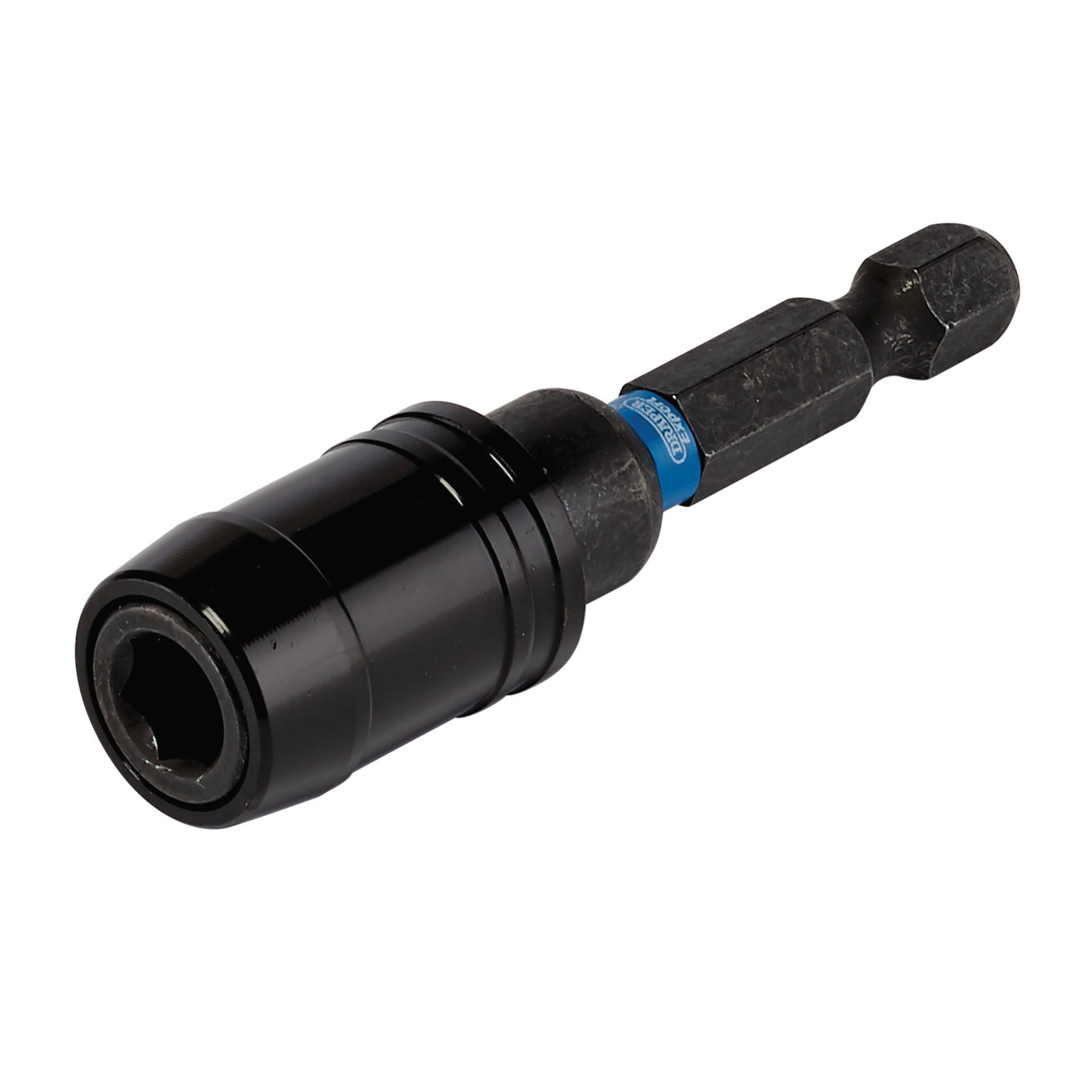 Draper 06726 IMH/QR Expert Quick Release Impact Bit Holder, 60mm, 1/4" Hex