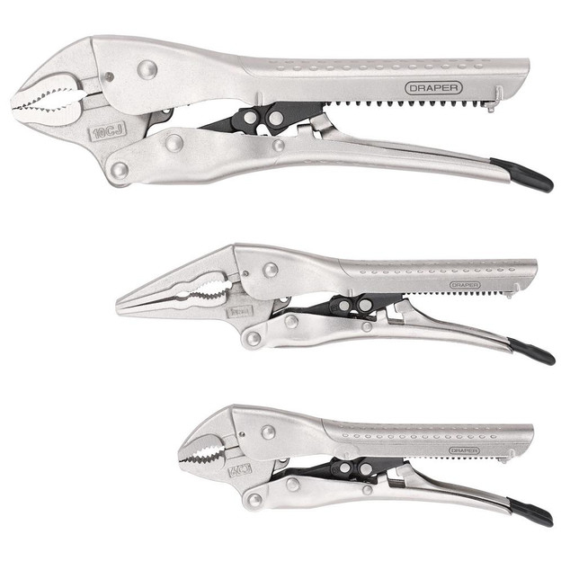 Draper 07103 Auto Locking Pliers Set (3 Piece)
