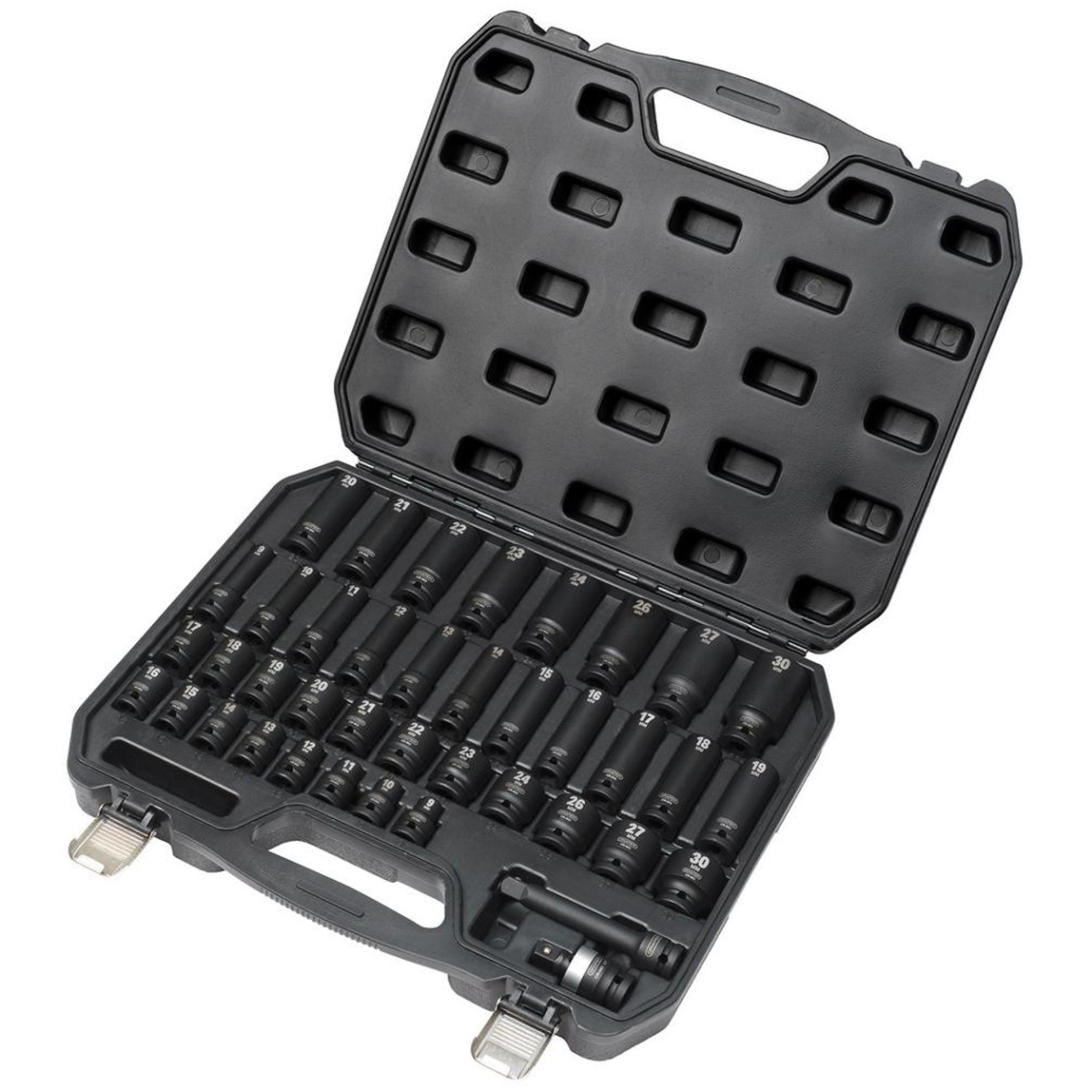 Draper 07106 Hi-TORQ® Impact Socket Set, 1/2" Sq. Dr. (40 Piece)